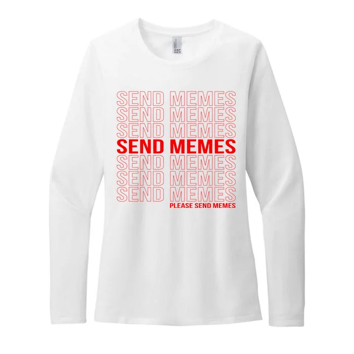 Please Send Memes Womens CVC Long Sleeve Shirt