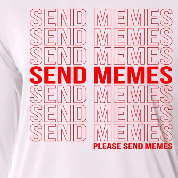 Please Send Memes Cooling Performance Long Sleeve Crew