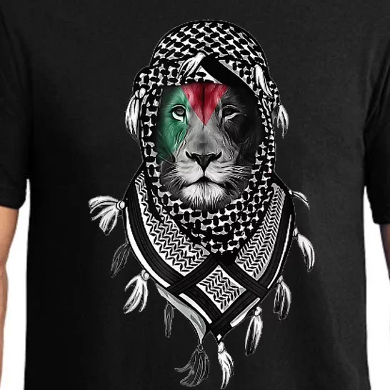 Palestinian Lion Free Palestine Free Gaza Pajama Set