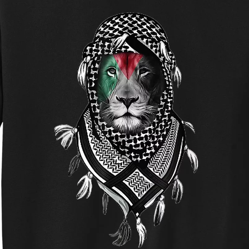 Palestinian Lion Free Palestine Free Gaza Tall Sweatshirt