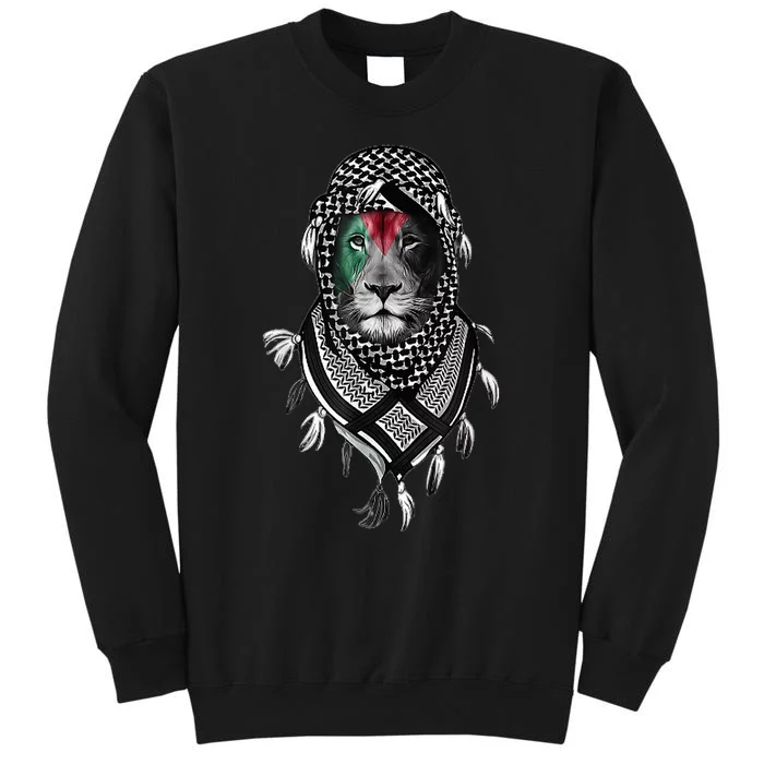 Palestinian Lion Free Palestine Free Gaza Tall Sweatshirt