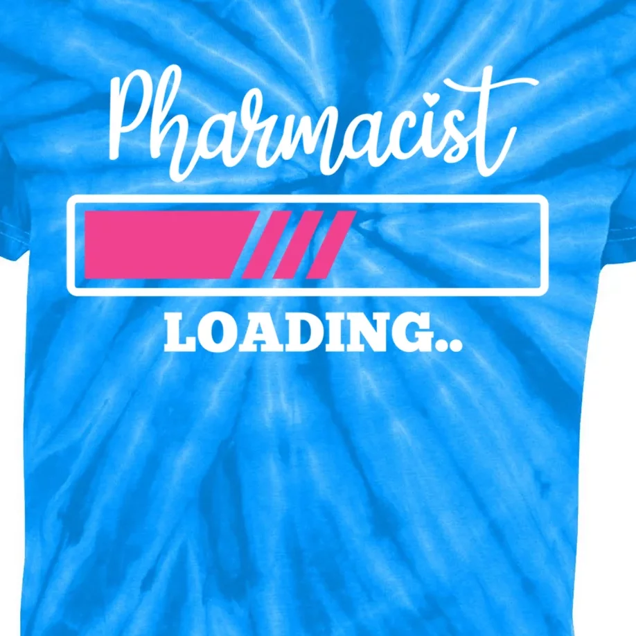 Pharmacist Loading Funny Pharmacy Student Graduation Gift Kids Tie-Dye T-Shirt