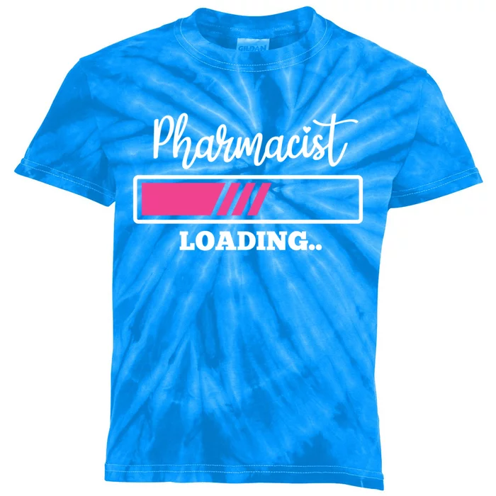 Pharmacist Loading Funny Pharmacy Student Graduation Gift Kids Tie-Dye T-Shirt