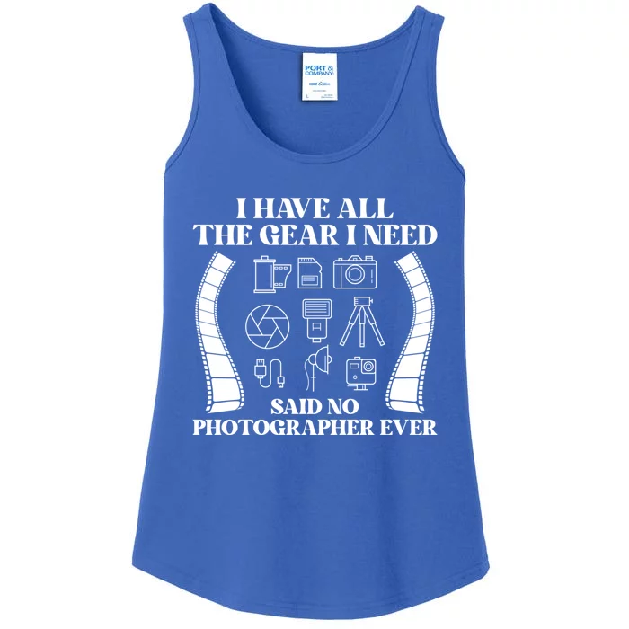 Photography Lover Funny Photo Camera Photographer Gift Ladies Essential Tank