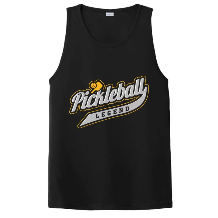 Pickleball Legend Funny Saying Dinking Hobby Sports Cute Gift Performance Tank