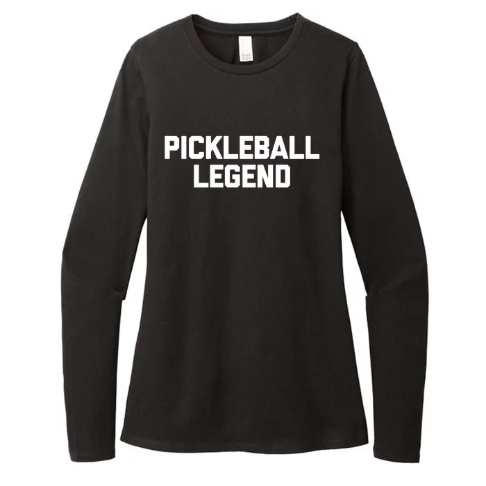 Pickleball Legend Funny Giftfunny Saying Sarcastic Novelty Pickleball Cute Gift Womens CVC Long Sleeve Shirt