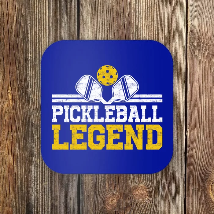 Pickleball Legend Funny Vintage Distressed Meaningful Gift Coaster