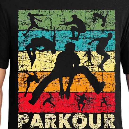 Parkour Lover Freerunner Freerunning Backflip Jumping Pajama Set