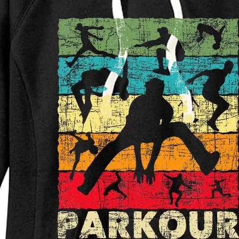 Parkour Lover Freerunner Freerunning Backflip Jumping Women's Fleece Hoodie