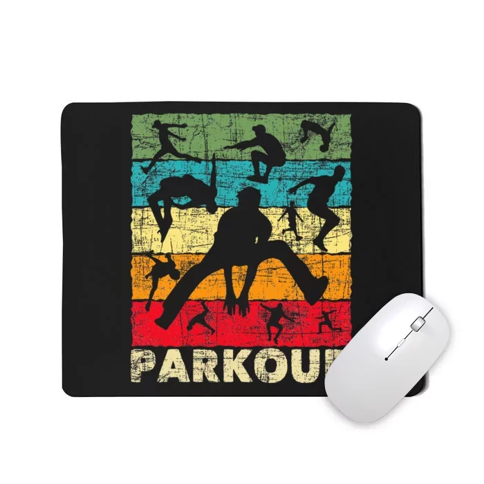 Parkour Lover Freerunner Freerunning Backflip Jumping Mousepad