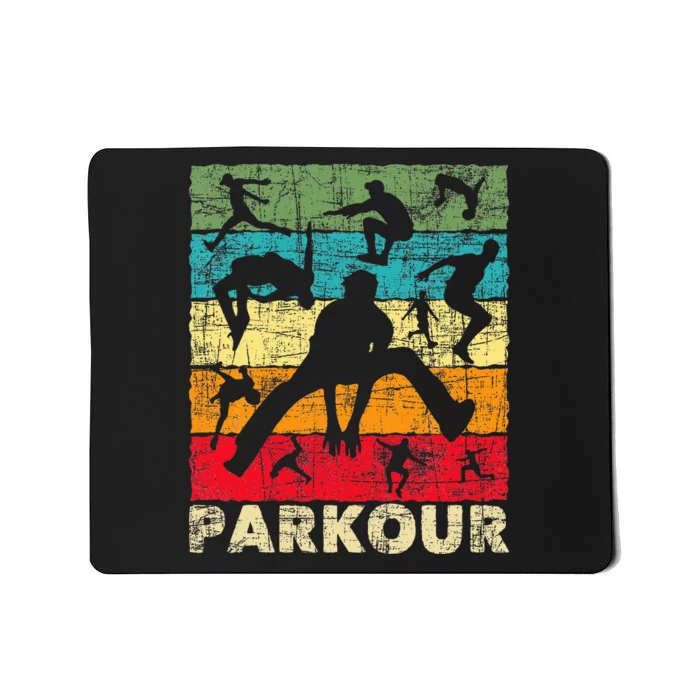 Parkour Lover Freerunner Freerunning Backflip Jumping Mousepad