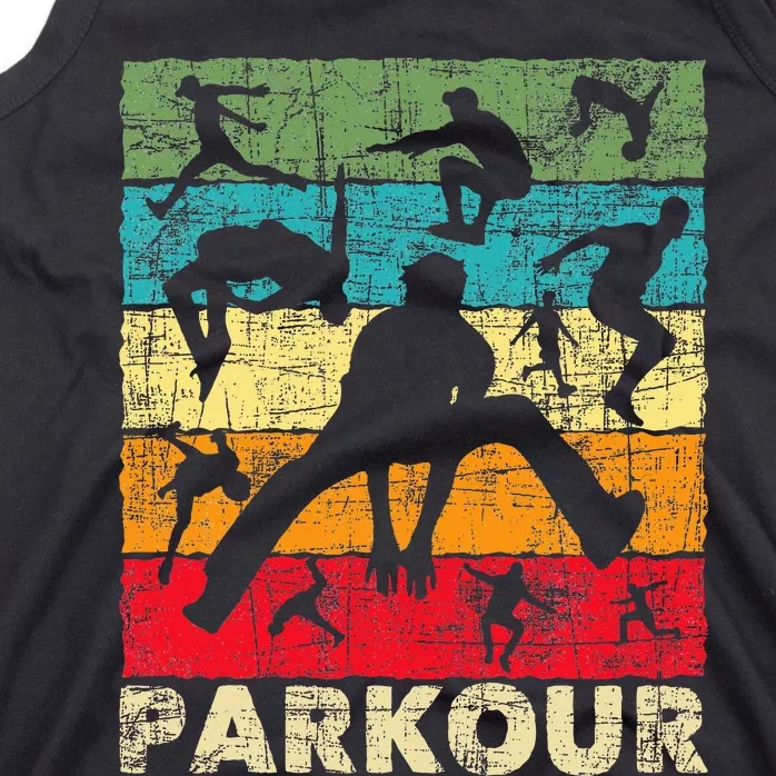 Parkour Lover Freerunner Freerunning Backflip Jumping Tank Top