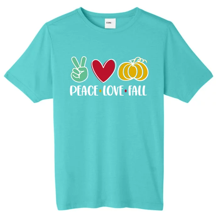 Peace Love Fall Cute ChromaSoft Performance T-Shirt