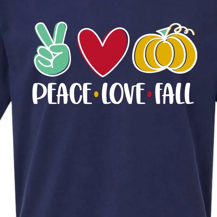 Peace Love Fall Cute Sueded Cloud Jersey T-Shirt