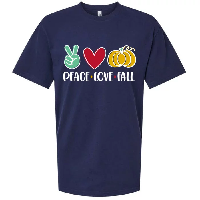 Peace Love Fall Cute Sueded Cloud Jersey T-Shirt