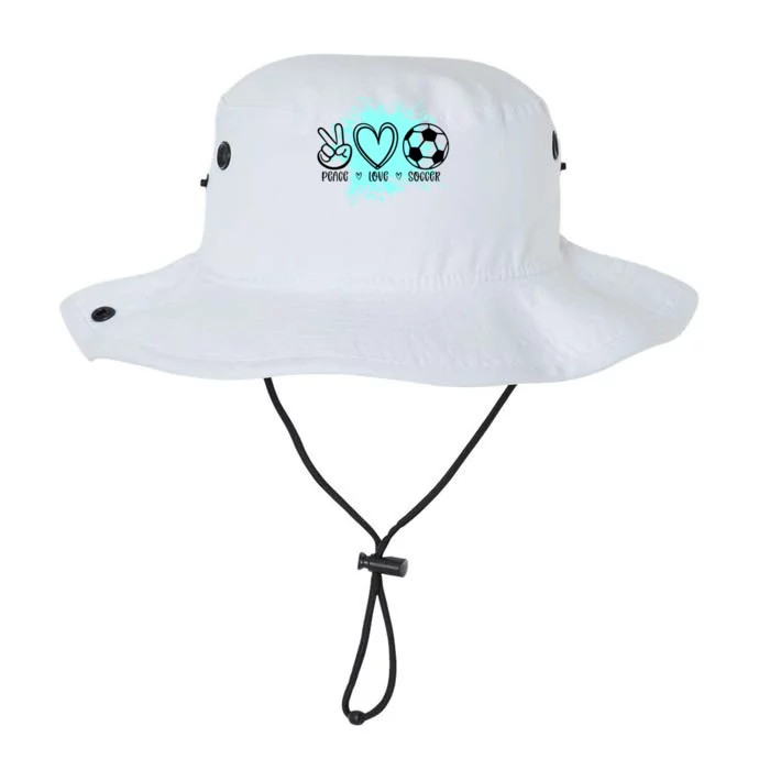 Peace Love Football Cool Gift Legacy Cool Fit Booney Bucket Hat