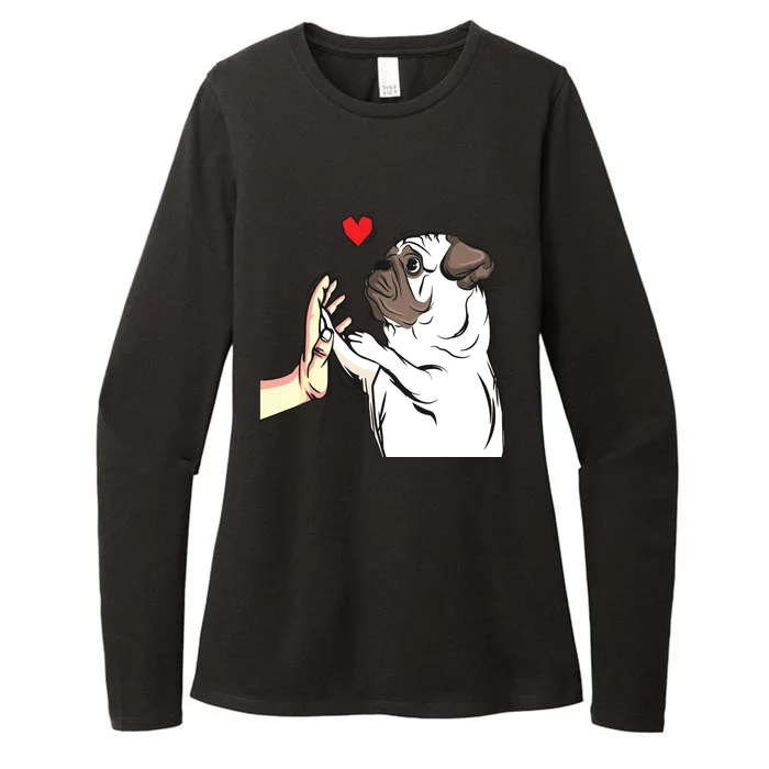 Pug Love Funny Dog Lover Owner Girl Gift Womens CVC Long Sleeve Shirt