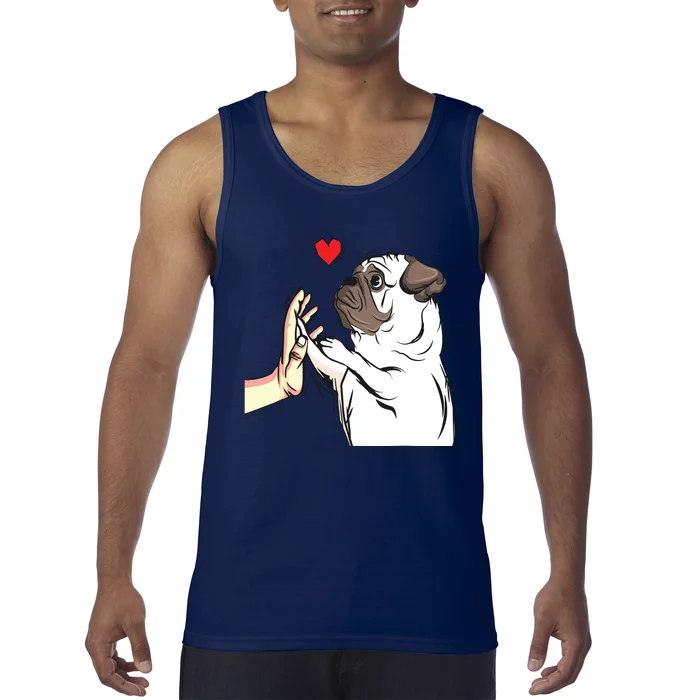 Pug Love Funny Dog Lover Owner Girl Gift Tank Top