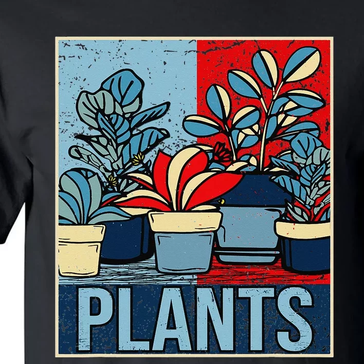 Plant Lover  Florist Gardening Mom Retro Plants Tall T-Shirt