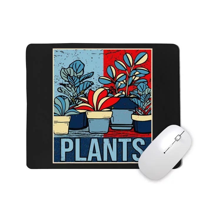 Plant Lover  Florist Gardening Mom Retro Plants Mousepad