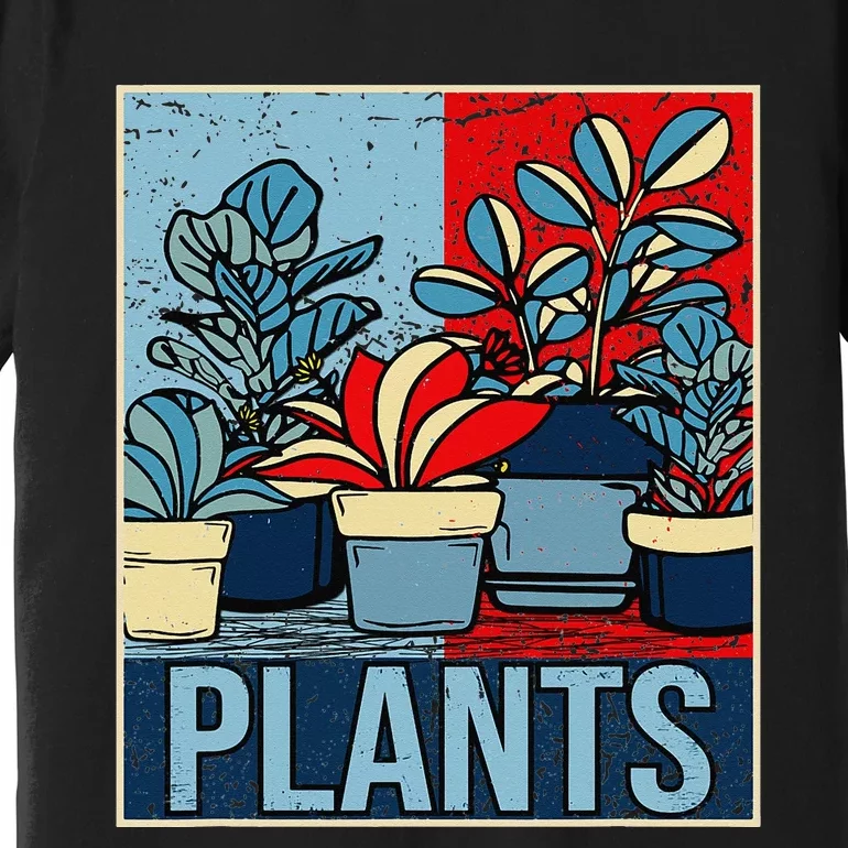 Plant Lover  Florist Gardening Mom Retro Plants Premium T-Shirt