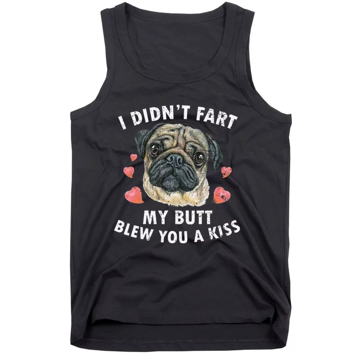 Pug Lover Funny Pug Funny Dog Tank Top