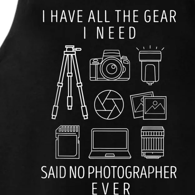 Photography Lover Funny Camera Photographer Ladies Tri-Blend Wicking Tank