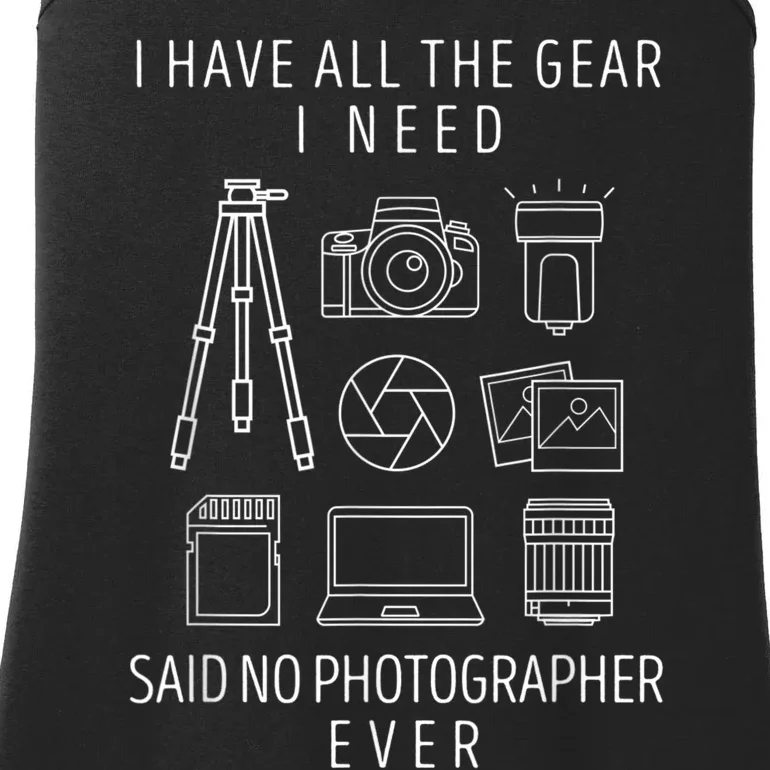 Photography Lover Funny Camera Photographer Ladies Essential Tank