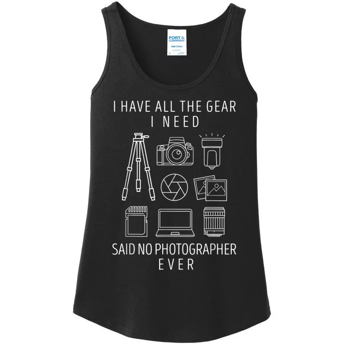 Photography Lover Funny Camera Photographer Ladies Essential Tank