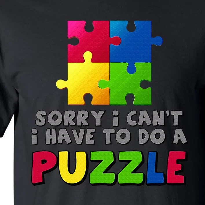 Puzzle Lover For Jigsaw Puzzle Tall T-Shirt