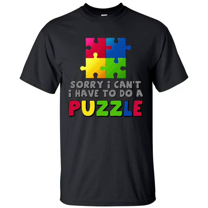 Puzzle Lover For Jigsaw Puzzle Tall T-Shirt