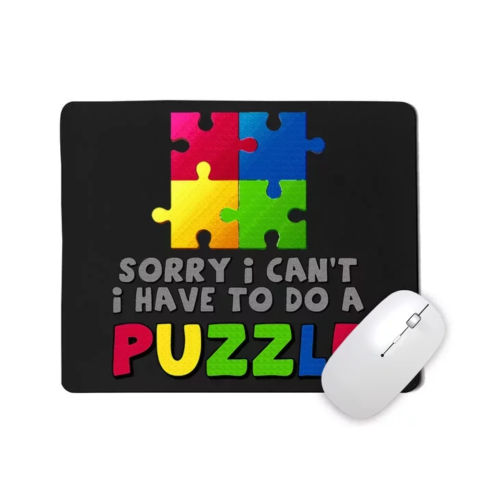 Puzzle Lover For Jigsaw Puzzle Mousepad