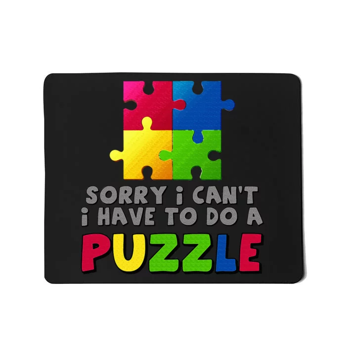 Puzzle Lover For Jigsaw Puzzle Mousepad