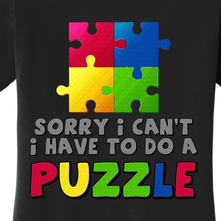 Puzzle Lover For Jigsaw Puzzle Women's T-Shirt