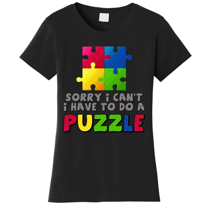 Puzzle Lover For Jigsaw Puzzle Women's T-Shirt