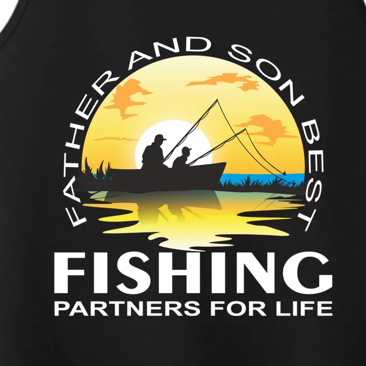 Partner Look Father And Son Angel Partner For Life Angler Gift Performance Tank