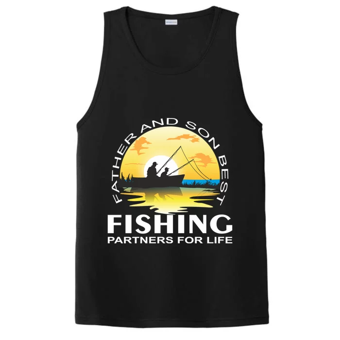 Partner Look Father And Son Angel Partner For Life Angler Gift Performance Tank