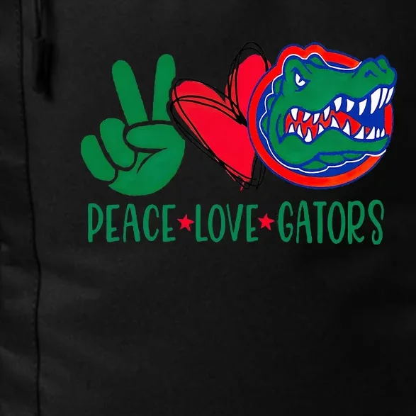 Peace Love Gator Cute Costume Animal Lover Alligator Daily Commute Backpack