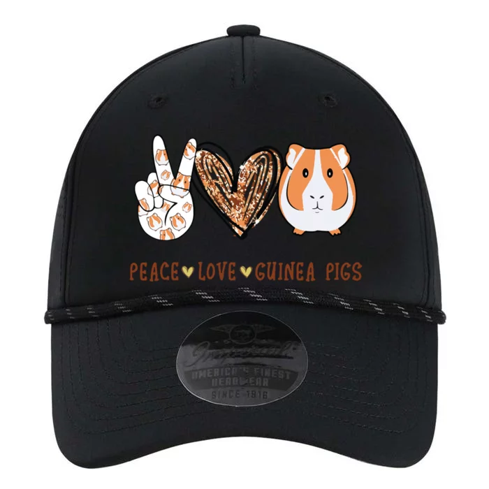 Peace Love Guinea Pigs Gift For Guinea Pigs Lover Performance The Dyno Cap