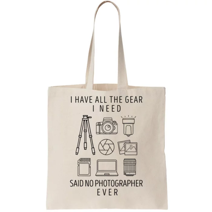 Photography Lover Gift Funny Camera Photographer Tote Bag