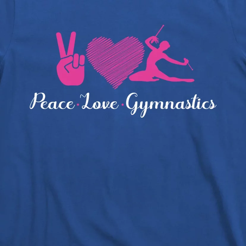 Peace Love Gymnastics Gift T-Shirt