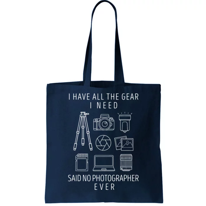 Photography Lover Gift Funny Camera Photographer Tee Tote Bag