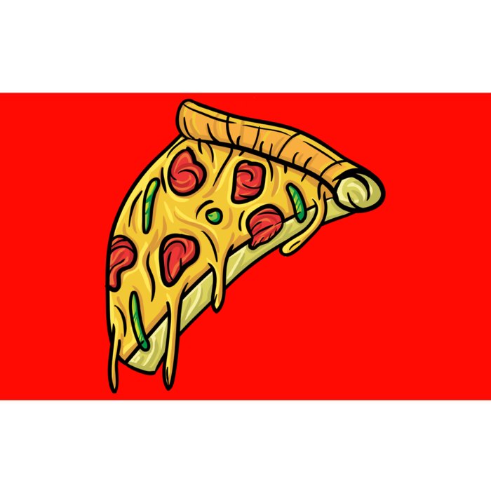 Pizza Lovers, Greasy Slice Of Pizza Bumper Sticker