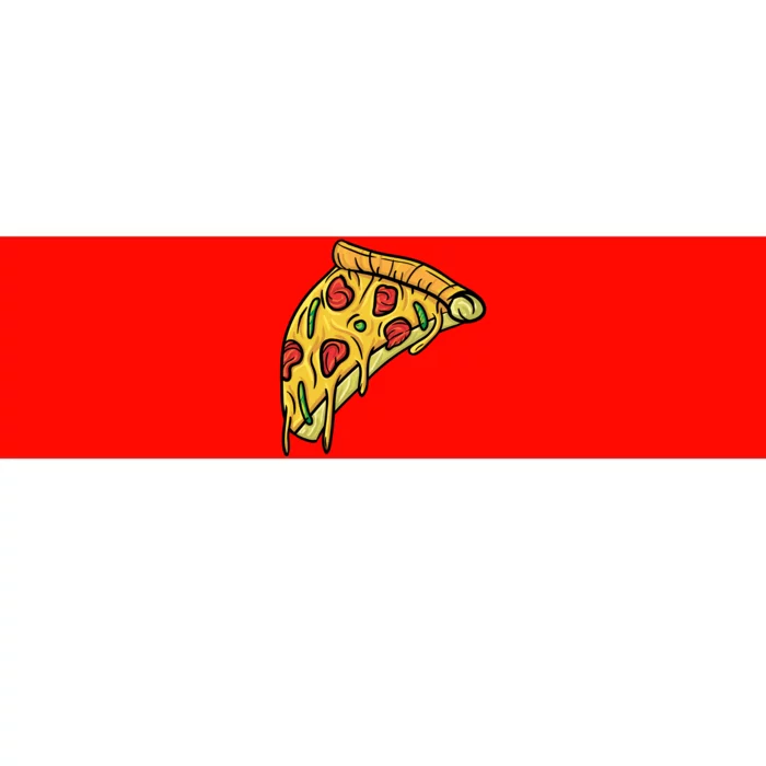 Pizza Lovers, Greasy Slice Of Pizza Bumper Sticker