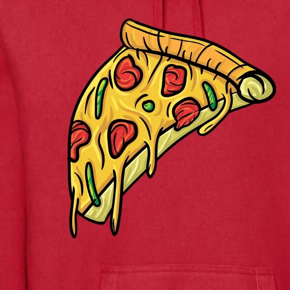 Pizza Lovers, Greasy Slice Of Pizza Premium Hoodie