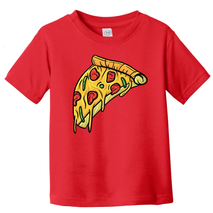 Pizza Lovers, Greasy Slice Of Pizza Toddler T-Shirt