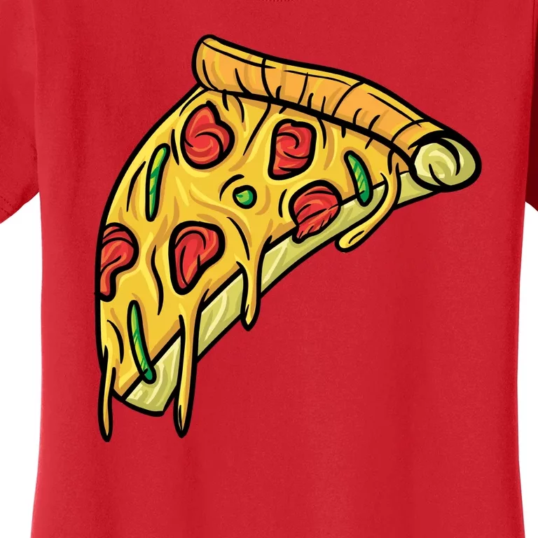 Pizza Lovers, Greasy Slice Of Pizza Women's T-Shirt