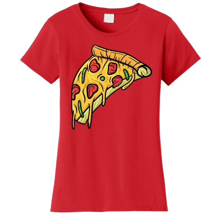 Pizza Lovers, Greasy Slice Of Pizza Women's T-Shirt