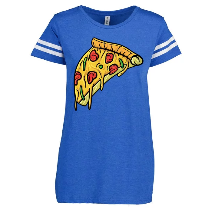 Pizza Lovers, Greasy Slice Of Pizza Enza Ladies Jersey Football T-Shirt