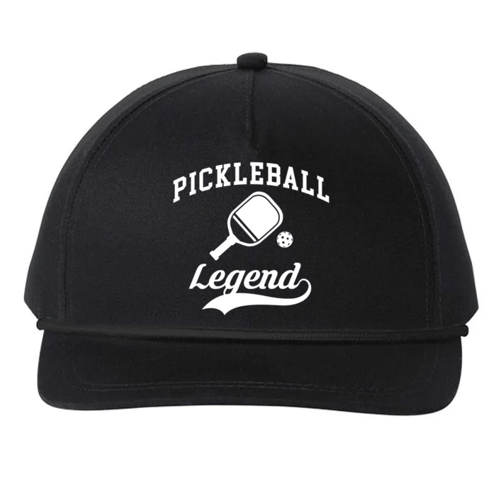 Pickleball Legend Gift Snapback Five-Panel Rope Hat